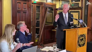 U.S. Sen. Ron Johnson argues with journalist in defending his stance on COVID-19 'vaccine injuries'