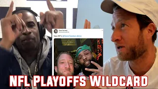 Dave Portnoy, Deion Sanders & Big Cat Breakdown the NFL Playoff Saturday Wildcard Games