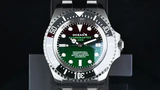 OceanX Sharkmaster 1000 44mm Automatic Men's Diver Watch WR1000m SMS1019