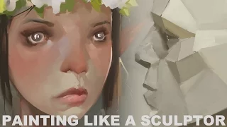 Painting like a Sculptor