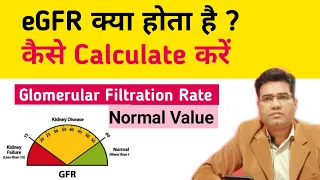 What is eGFR? (Estimated Glomerular Filtration Rate) | Normal Range - How to calculate by Mobile 📱