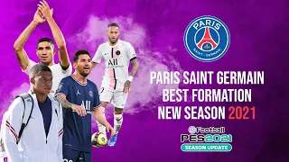 PES 2021 - PSG BEST FORMATION NEW SEASON 2021