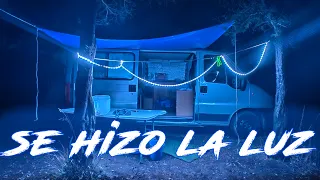 Así tengo LUZ en mi CAMPER💡 ➕ SORPRESA