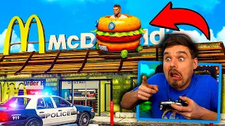 McDonald's Big Mac Car STOLEN in GTA 5! (SUS!)