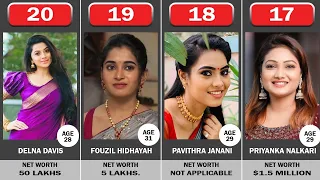 TOP 20 HOTTEST TAMIL SERIAL ACTRESSES 2023 | A7 Data