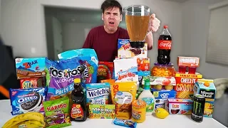 I Blended EVERY Food Together & Drank It... (Challenge)