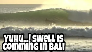 swell is coming | longboard surf bali