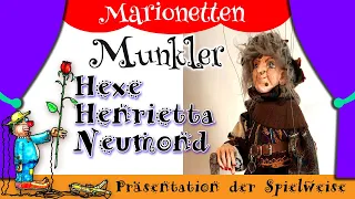 Marionette Hexe Henrietta Neumond