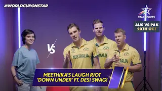 18-year old Meethika V/s the Aussies ft. Smith, Warner, Cummins | CWC 2023