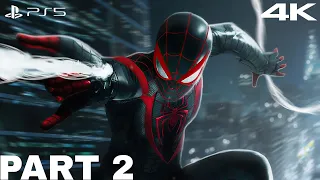 Spider Man Miles Morales (PS5) 4K Walkthrough Gameplay Part 2