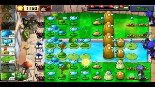 adventure 2 pool level-4 complete in plants vs Zombies game||susmitagaming