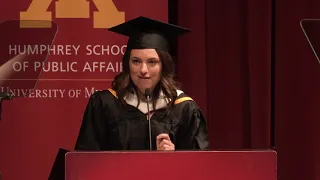 2019 Commencement Student Speaker Rachel Dame