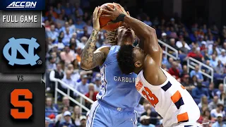 North Carolina vs. Syracuse Full Game | 2019-20 ACC Men's Basketball