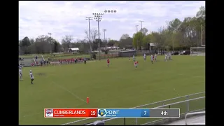 MLAX: Point University vs. Cumberlands