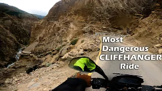 Episode 6 ⛰️ Girthidobla Cliffhanger Moto Vlog | A first on Youtube | Most dangerous road