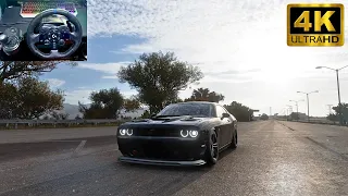 Dodge  Challenger SRT Hellcat | Forza Horizon 5 | Logitech G923 Wheel Steering Gameplay