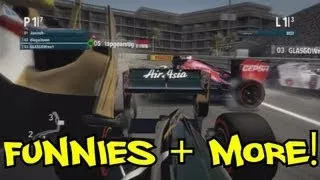 F1 2012 | Funnies, Fails, Noobs and Glitches!