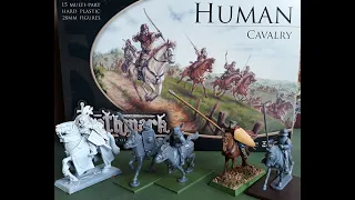 Oathmark Human Cavalry Kit Contents and Scale Comparison