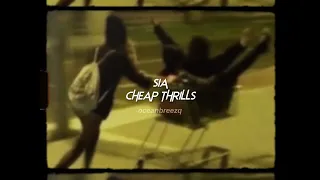 sia-cheap thrills (sped up+reverb)