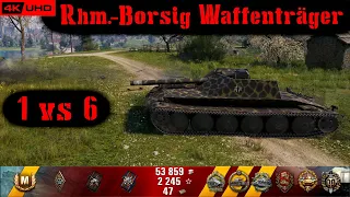 World of Tanks Rhm.-Borsig Waffenträger Replay - 8 Kills 3.5K DMG(Patch 1.6.1)