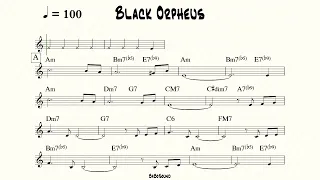 Black Orpheus Backing Track For Piano & Guitar (BPM 100)