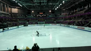 GPF 2016 Men SP Practice Warmup Part 2 - Yuzuru Hanyu 4Lo 08/12/2016