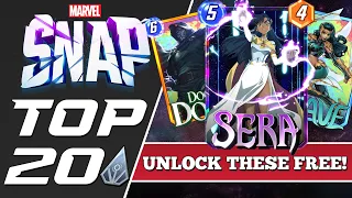 SERIES 3 TOKEN SHOP GUIDE | TOP 20 FREE CARDS | Marvel Snap