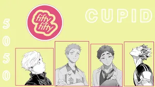 Cupid - fifty fifty || Lyric prank - haikyuu texts!’