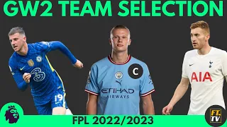 GW2 TEAM SELECTION | FPL 2022/23