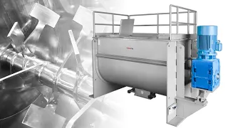 Industrial Mixers and Mixing Equipment - PerMix PFBS 10000 - Single Shaft Fluidized Paddle Mixer