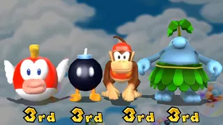 Mario Party 9 - Minigame - Birdo Vs Peach Vs Shy Guy Vs Kamek