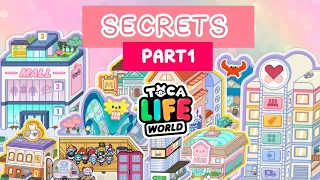 SECRETS IN TOCA LIFE WORLD 🌍😱 | ความลับในเมืองฟรี,BUSY PLAZA,NEW Crumpets | PART1