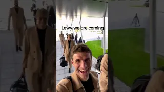 Müller: Lewy we are coming 😂 #shorts #lewandowski #muller