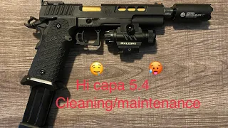 cleaning/maintenance video on the Airsoft sti/dvc/emg 2011 hi-capa gbb 5.4