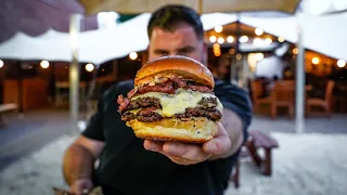 WE TRY ONE OF THE UK'S BEST BURGERS | FOOD REVIEW CLUB