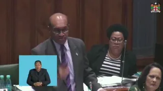 "Take your seat!" - Speaker Ratu Nailatikau Orders Infrastructure Minister Usamate