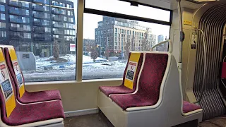 501 Queen Street East Toronto Streetcar Ride on Feb 6, 2021