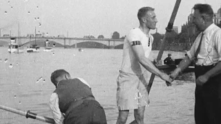 Olympic rowing champion Jack Beresford wins Gold Cup (1925)