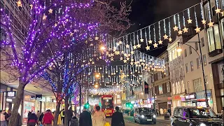 Как празднуют Рождество в Лондоне. Гуляем в центре Кенсингтон- Knightsbridge Harrods.