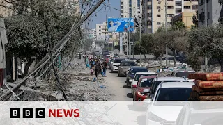 Ignore Israeli evacuation order, Hamas tells citizens as they flee - BBC News
