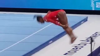 Simone Biles 🇺🇲 - 🥈14,433 Yurchenko Double Pike - Vault Final (+Replay) - World Championships 2023