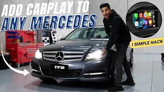 You Can Easily Add CarPlay To Any Mercedes With This Simple Trick.