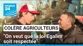 Paris : les agriculteurs resserrent l'étau après le discours de G. Attal • FRANCE 24