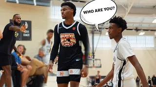 "IDK YOU" Bronny James Silences TRASH TALKER!