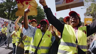 Schluss mit süß, wir sind sauer! Großer Süßwaren-Streiktag in Aachen (13. Juni 2023)