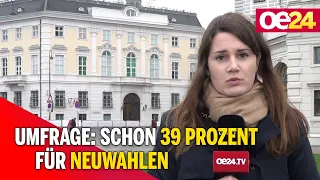 Umfrage: Schon 39 Prozent für Neuwahlen