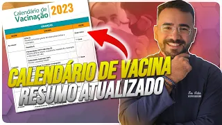 🔴CALENDÁRIO DE VACINAÇÃO RESUMIDO 2023 (ATUALIZADO)