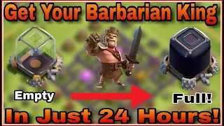 TownHall 7 DARK ELIXIR Farming For Getting BARBARIAN KING in just 24 hours! | Clash Of Clans HINDI