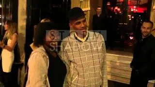 EXCLUSIVE - Belgium singer Stromae greets fans outside the Costes Hotel in Paris