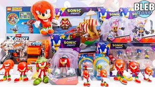 Sonic toy collection ASMR unboxing | Knuckles Voyage ship | Toy review no talking